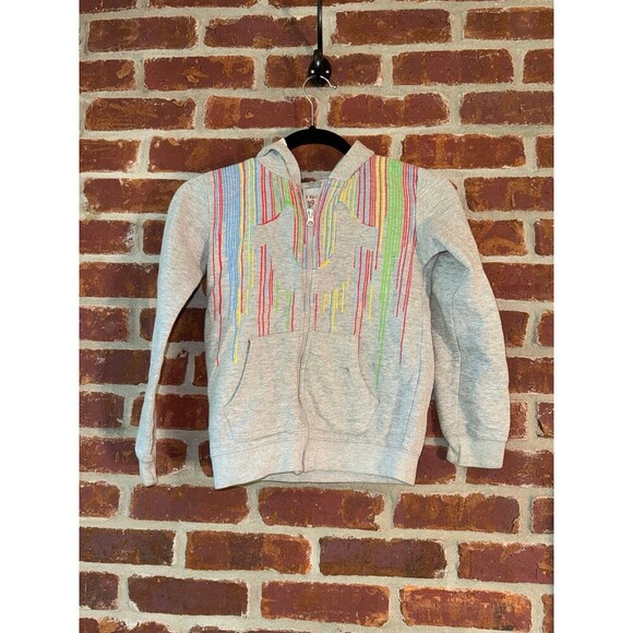 True Religion zip up sweatshirt size 7 - Picture 1 of 6